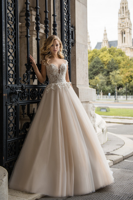 Sexy Hochzeitskleid im Boho-Stil,Blush Tüll Brautkleid, funkelndes Abendkleid,schönes Verlobungskleid ,, Adelita