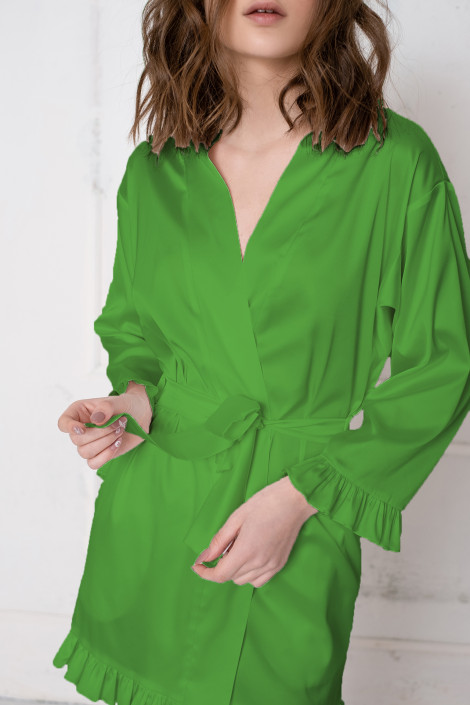 Dressing gown Grace forest green