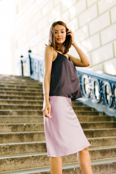 Skirt Carrie Gray Lilac