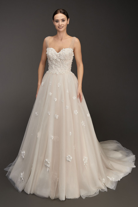 Brautkleid-Prinzessin , Verlobungskleid im Boho- Stil,Hochzeitstüllkleid ,funkelndes Abendkleid, attraktives Ballkleid,  Victoria